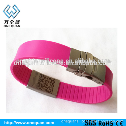 Fashion Alert Women Bracelet Custom Allergy Slider ID Bracelet